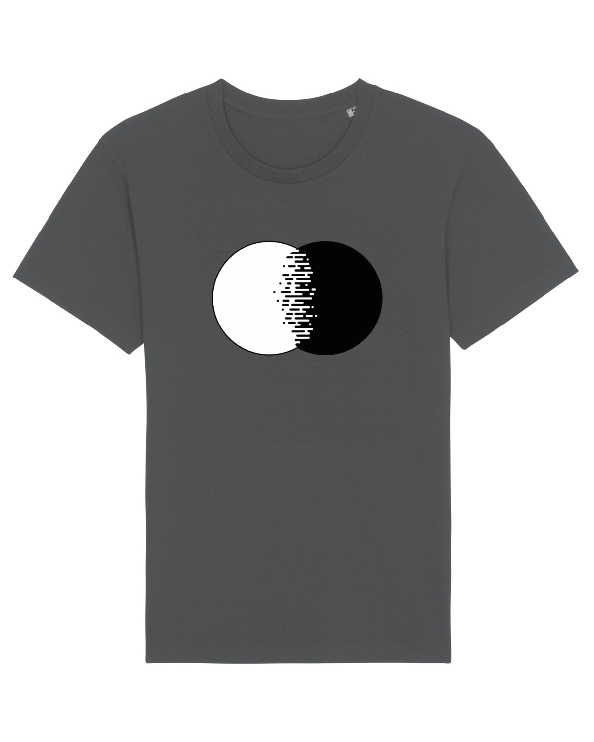Tricou mânecă scurtă Unisex Rocker Anthracite