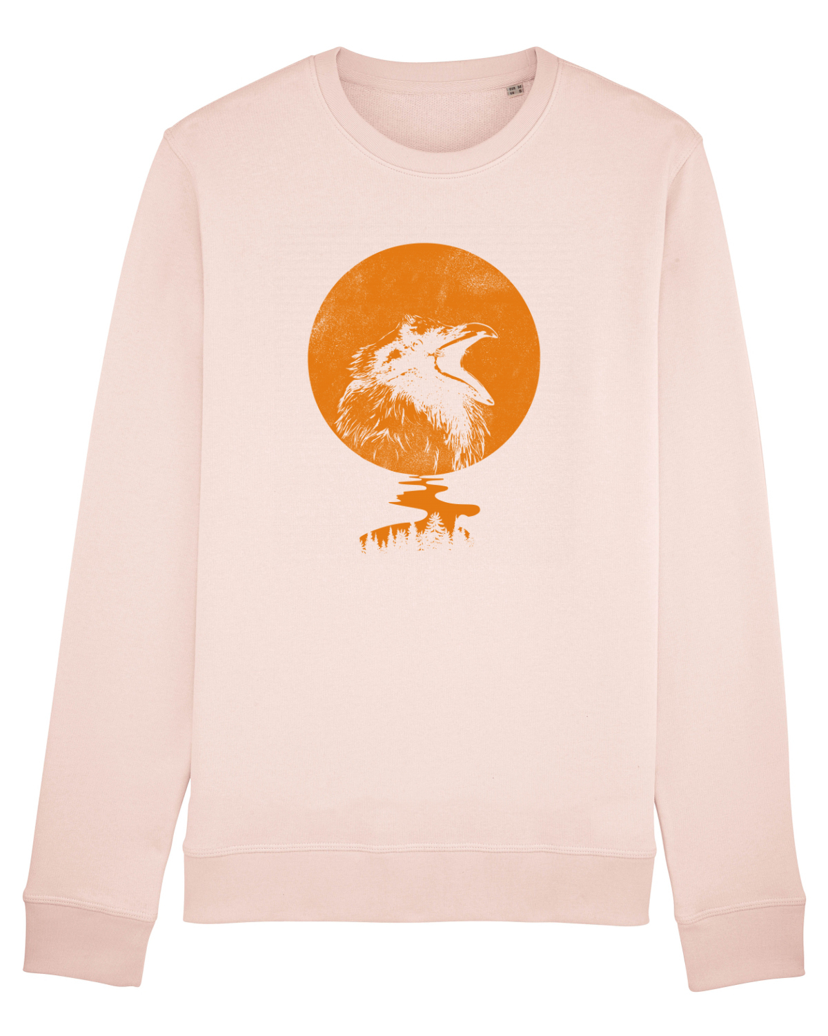Bluză mânecă lungă Unisex Rise Candy Pink