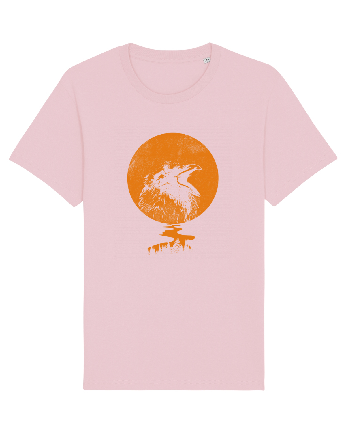 Tricou mânecă scurtă Unisex Rocker Cotton Pink