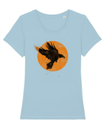 Raven in the Sun Tricou mânecă scurtă guler larg fitted Damă Expresser