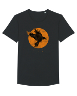 Raven in the Sun Tricou mânecă scurtă guler larg Bărbat Skater