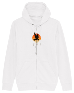 Raven Vintage  Hanorac cu fermoar Unisex Connector