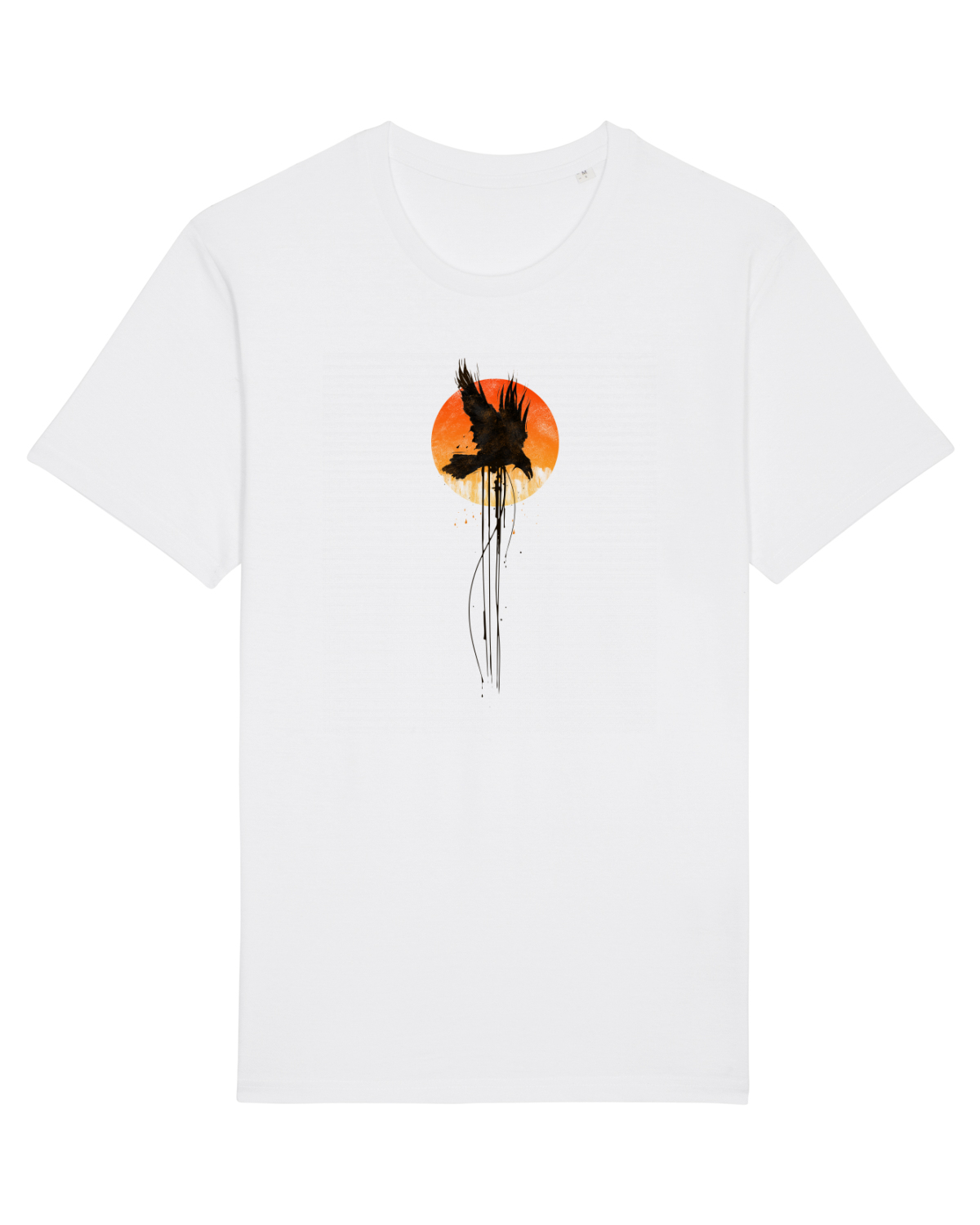Tricou mânecă scurtă Unisex Rocker White