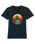 Pineapple Tricou mânecă scurtă guler V Bărbat Presenter