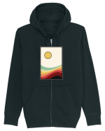 Retro sun Hanorac cu fermoar Unisex Connector