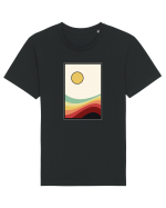 Retro sun Tricou mânecă scurtă Unisex Rocker