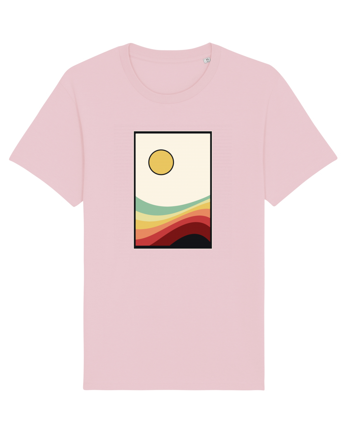 Tricou mânecă scurtă Unisex Rocker Cotton Pink
