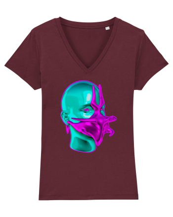 Alien Mask - Mască extraterestră Burgundy
