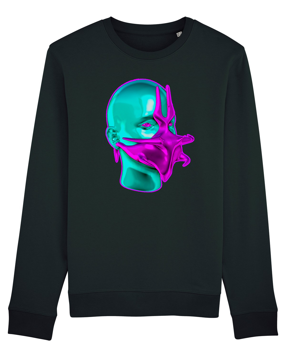 Bluză mânecă lungă Unisex Rise Black