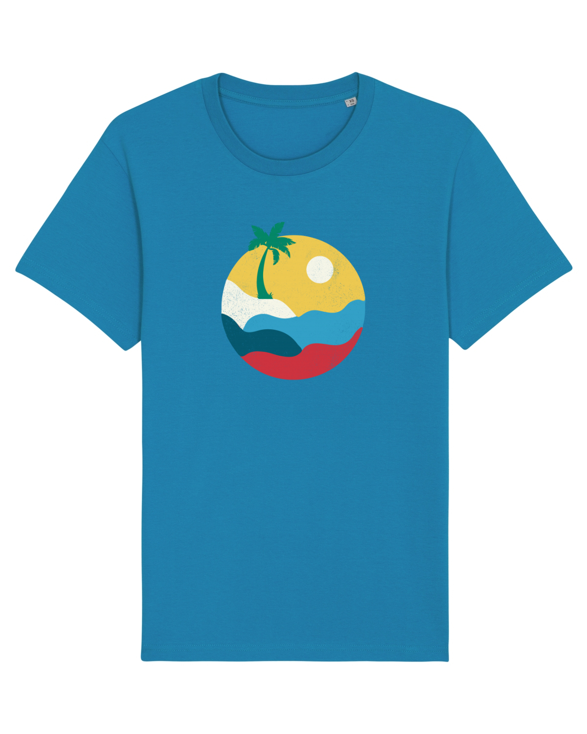 Tricou mânecă scurtă Unisex Rocker Azur