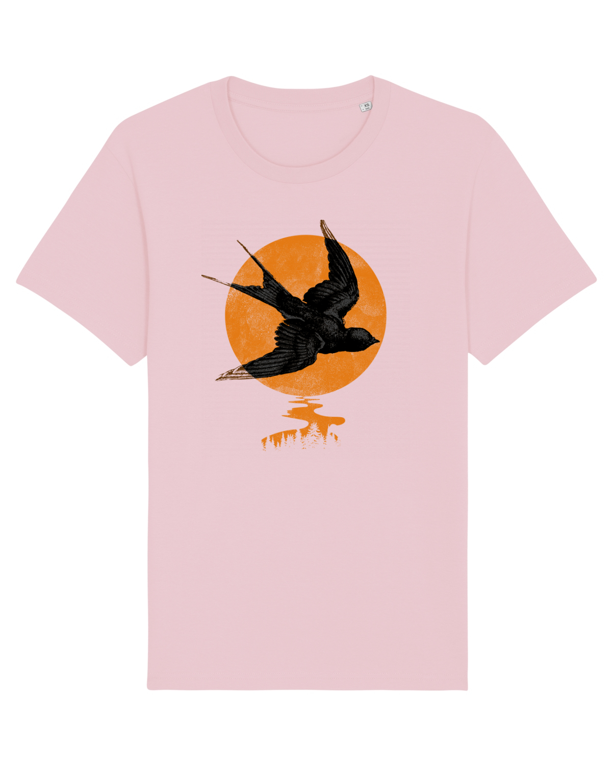 Tricou mânecă scurtă Unisex Rocker Cotton Pink