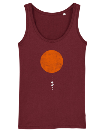Solar planets Burgundy