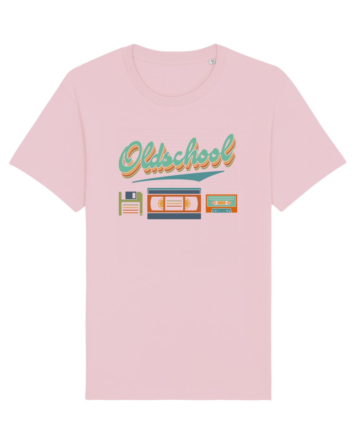 Tricou mânecă scurtă Unisex Rocker Cotton Pink
