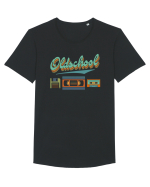 Oldschool Tricou mânecă scurtă guler larg Bărbat Skater