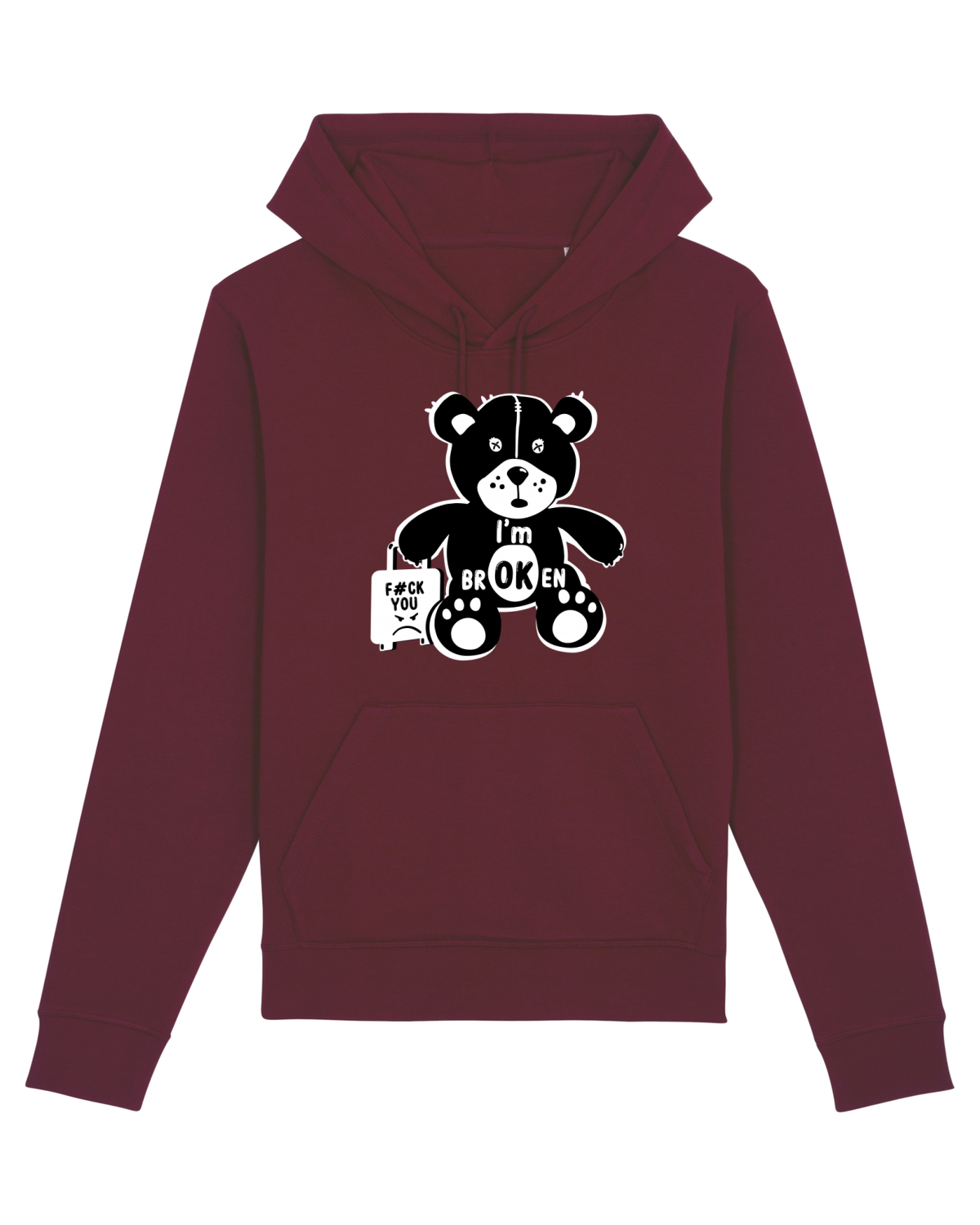 Hanorac Unisex Drummer Burgundy