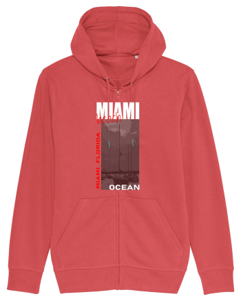 Travel. Miami Beach Carmine Red
