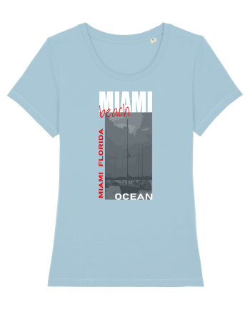 Travel. Miami Beach Sky Blue