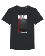 Travel. Miami Beach Tricou mânecă scurtă guler larg Bărbat Skater