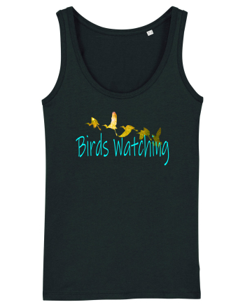 Birds Watching Black