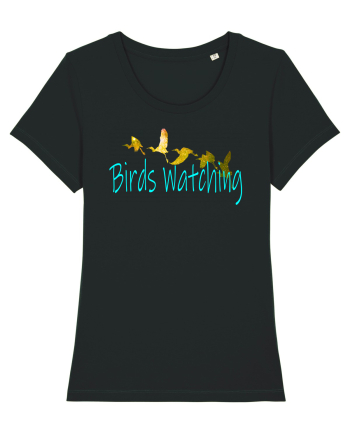 Birds Watching Black