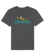 Birds Watching Tricou mânecă scurtă Unisex Rocker
