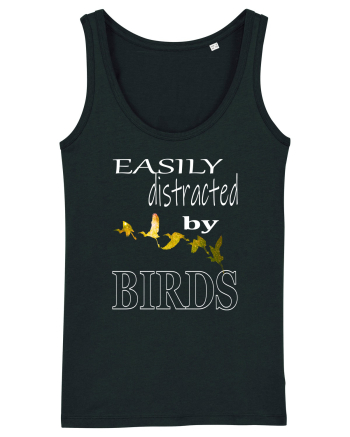 Easily Distracted By Birds Black