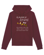 Easily Distracted By Birds Hanorac Unisex Drummer