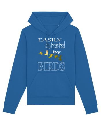 Easily Distracted By Birds Royal Blue