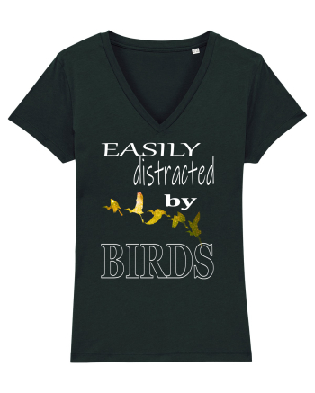 Easily Distracted By Birds Black