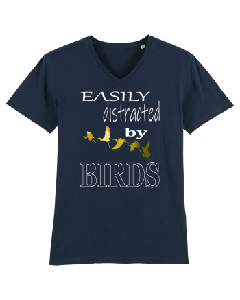 Easily Distracted By Birds French Navy