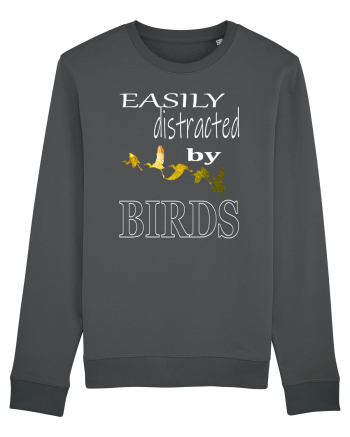 Easily Distracted By Birds Anthracite