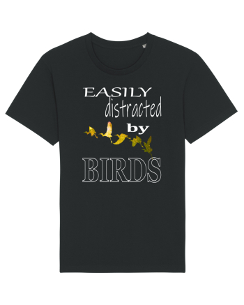 Easily Distracted By Birds Black