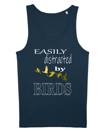 Easily Distracted By Birds Navy