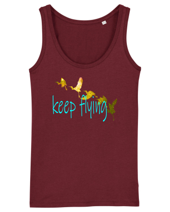 Keep Flying Burgundy