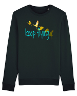 Keep Flying Bluză mânecă lungă Unisex Rise