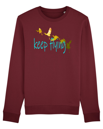Keep Flying Burgundy