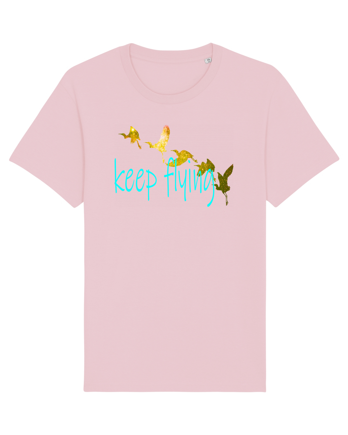 Tricou mânecă scurtă Unisex Rocker Cotton Pink