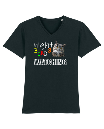 Night Birds Watching Black