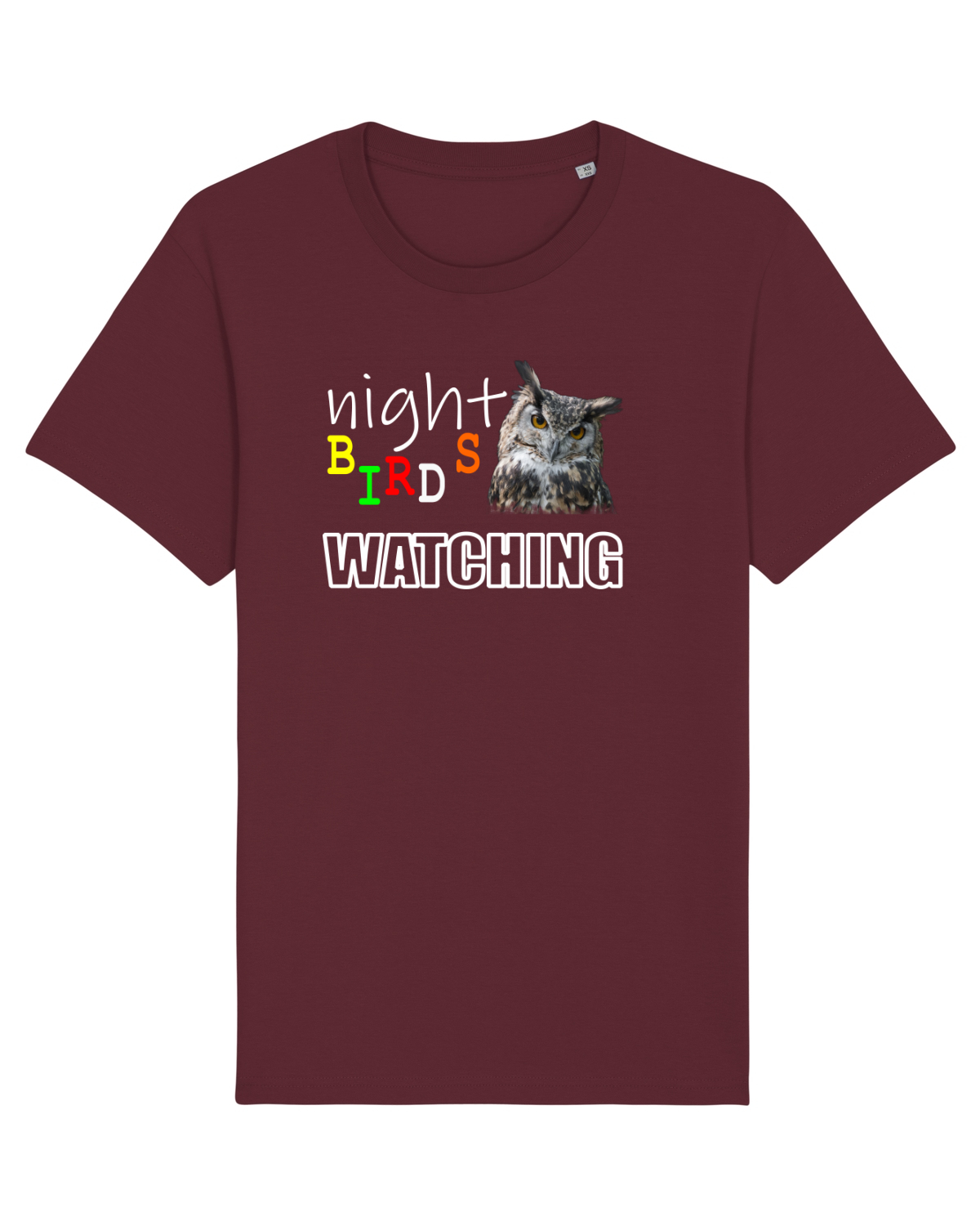 Tricou mânecă scurtă Unisex Rocker Burgundy