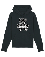 Make Money - Black Teddy Bear Hanorac Unisex Drummer