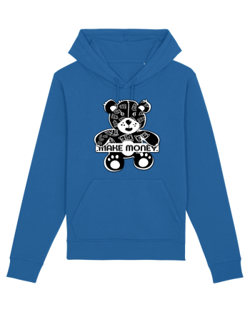Make Money - Black Teddy Bear Royal Blue