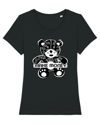 Make Money - Black Teddy Bear Black