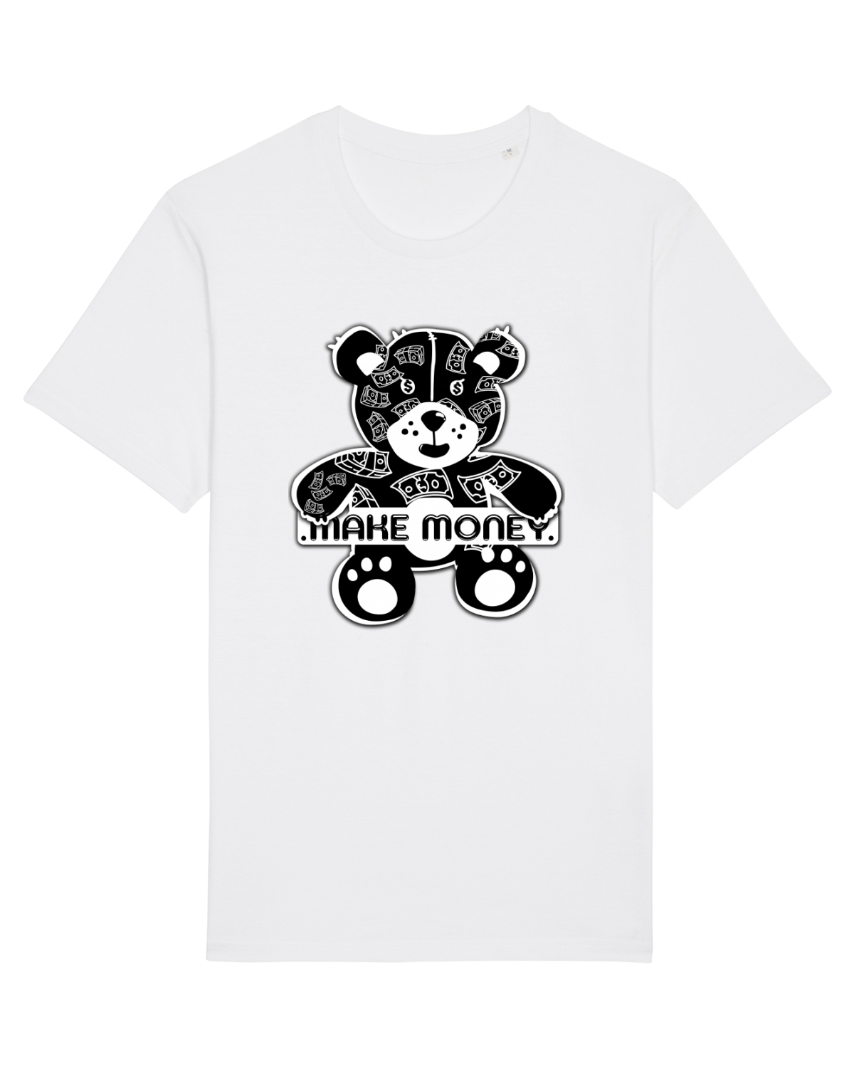 Tricou mânecă scurtă Unisex Rocker White