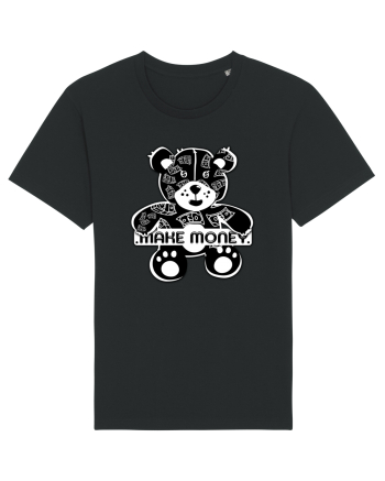 Make Money - Black Teddy Bear Black