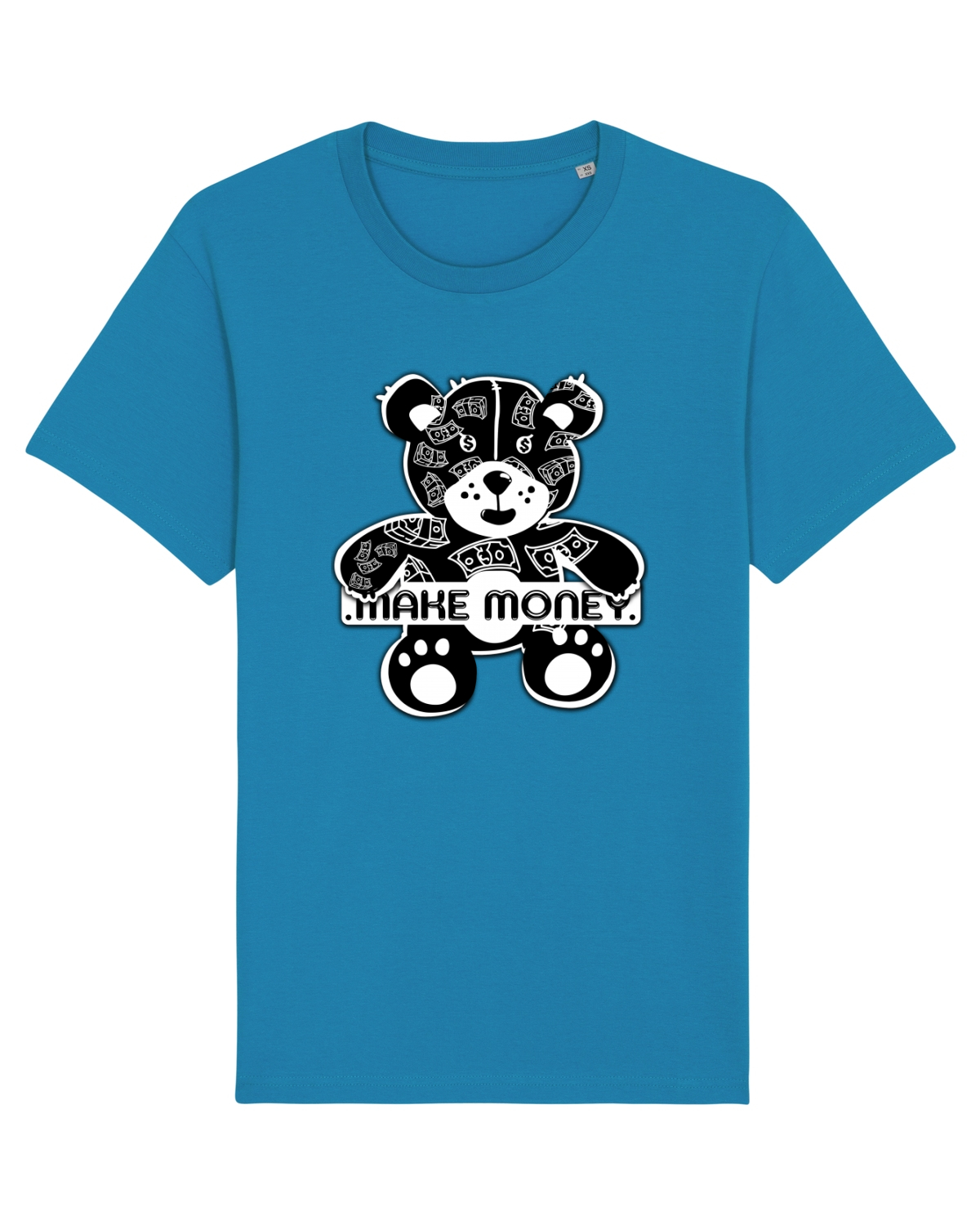 Tricou mânecă scurtă Unisex Rocker Azur