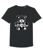 Make Money - Black Teddy Bear Tricou mânecă scurtă guler larg Bărbat Skater