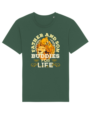 Tata si fiul prieteni pe viata. Father and son buddies for life Bottle Green