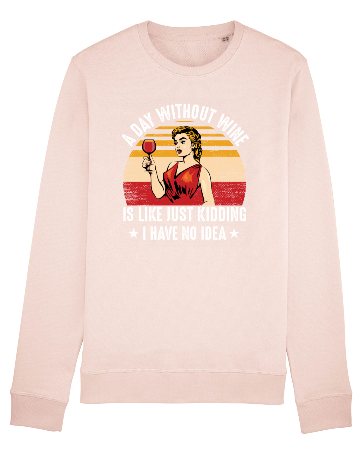 Bluză mânecă lungă Unisex Rise Candy Pink