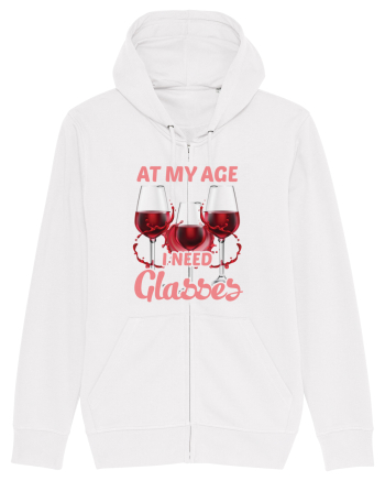 At My Age I Need Glasses White