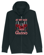 At My Age I Need Glasses Hanorac cu fermoar Unisex Connector